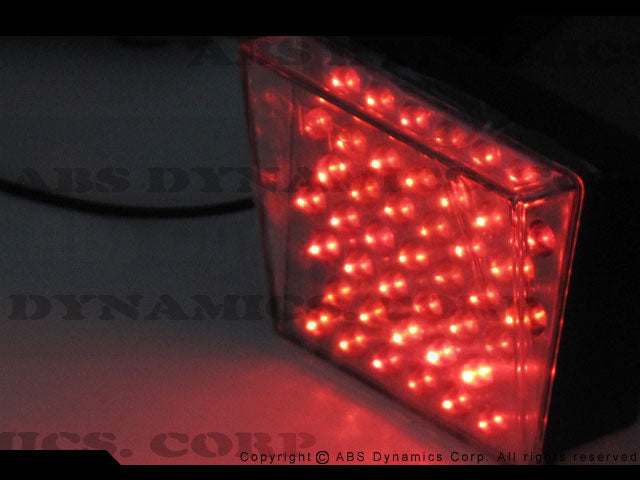 06-11 HONDA CIVIC USDM 4DR MUGEN RR REAR BUMPER LIP W LED 3RD BRAKE LIGHT