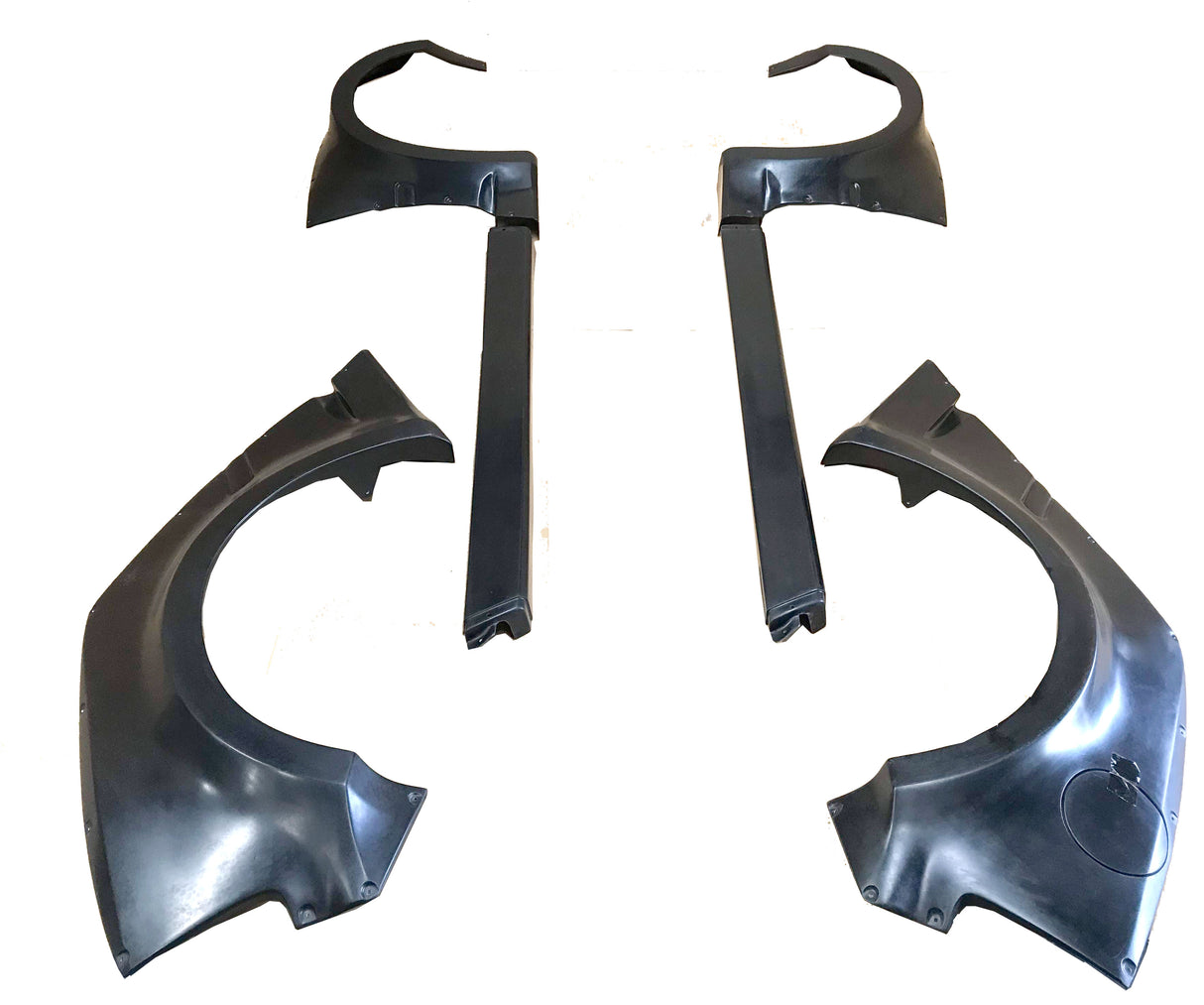 99-00 Honda Civic 3dr MM Style Full Wide Body Fender Flare Kit 7pcs Fiber Glass Unpaint