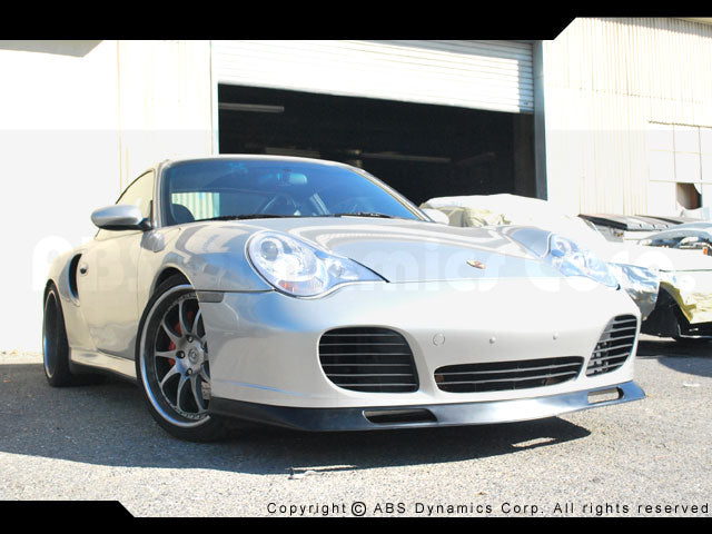 01-05 PORSCHE 996 Turbo & Carrera 4S Aero Style Front Bumper Lip PU Unpaint.