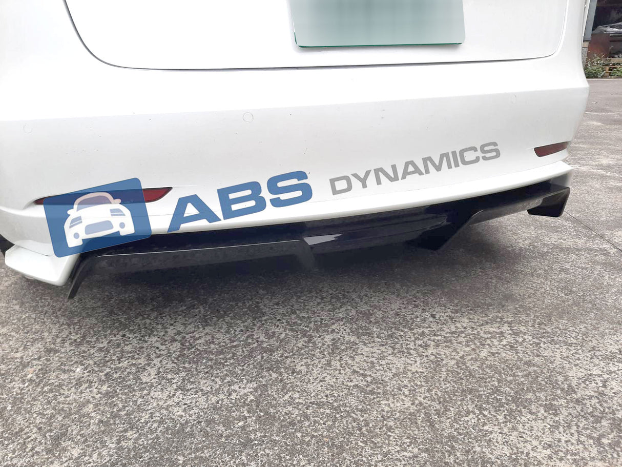 17-22 TESLA MODEL 3 ART STYLE REAR DIFFUSER UNPAINT BLACK PP