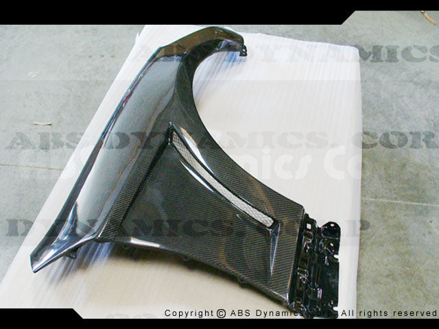 09-10 HYUNDAI GENESIS 2DR H1 STYLE CARBON FIBER FENDER SET.