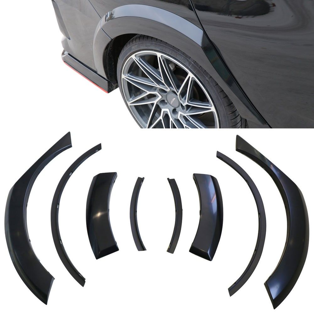 16-20 Honda Civic 4dr Type-R Style Rear Fender Flare Insert Unpaint