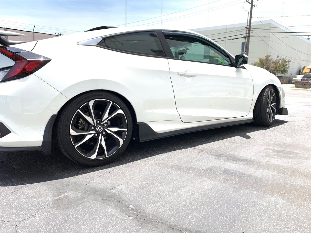 16-20 HONDA CIVIC FC3/FC4 COUPE 2DR Si TYPE-R STYLE VERSION1 CARBON LOOK FULL LIP KIT PP