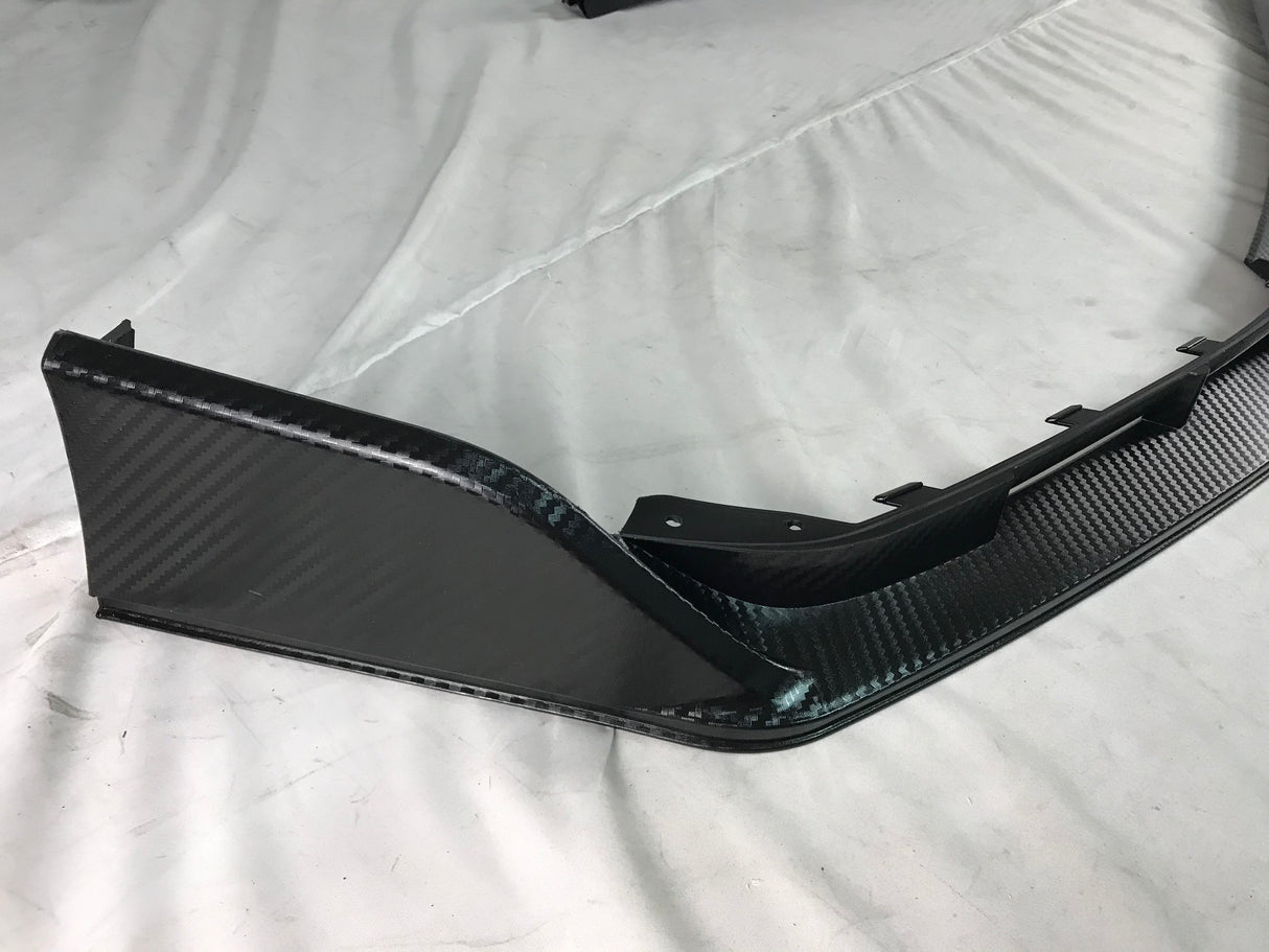 17-20 HONDA CIVIC 10 GEN 2/4Si/5D TYPE-R STYLE FRONT FRONT LIP GLOSS CARBON ASSCENT