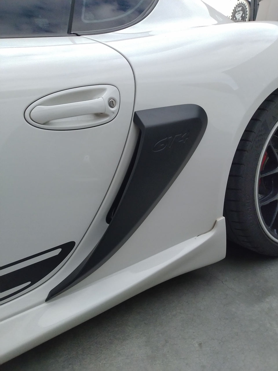 05-12 PORSCHE CAYMAN / BOXSTER (987) GT4 STYLE SIDE SCOOP PP PLASTIC UNPAINT