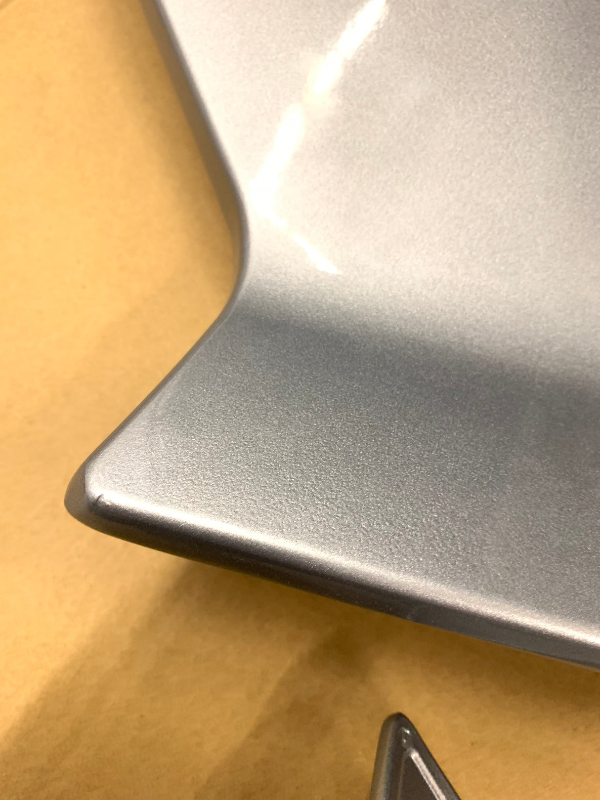 17-21 HONDA CIVIC 5DR TYPE-R REAR TRUNK LID SPOILER PLASTIC (Lunar Silver Pearl NH830M + Gloss Black Center)