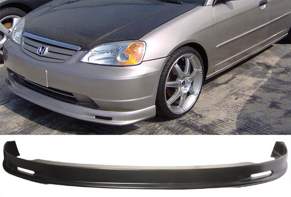 01-02 HONDA CIVIC MUGEN FRONT BUMPER LOWER LIP SPOILER (PP)