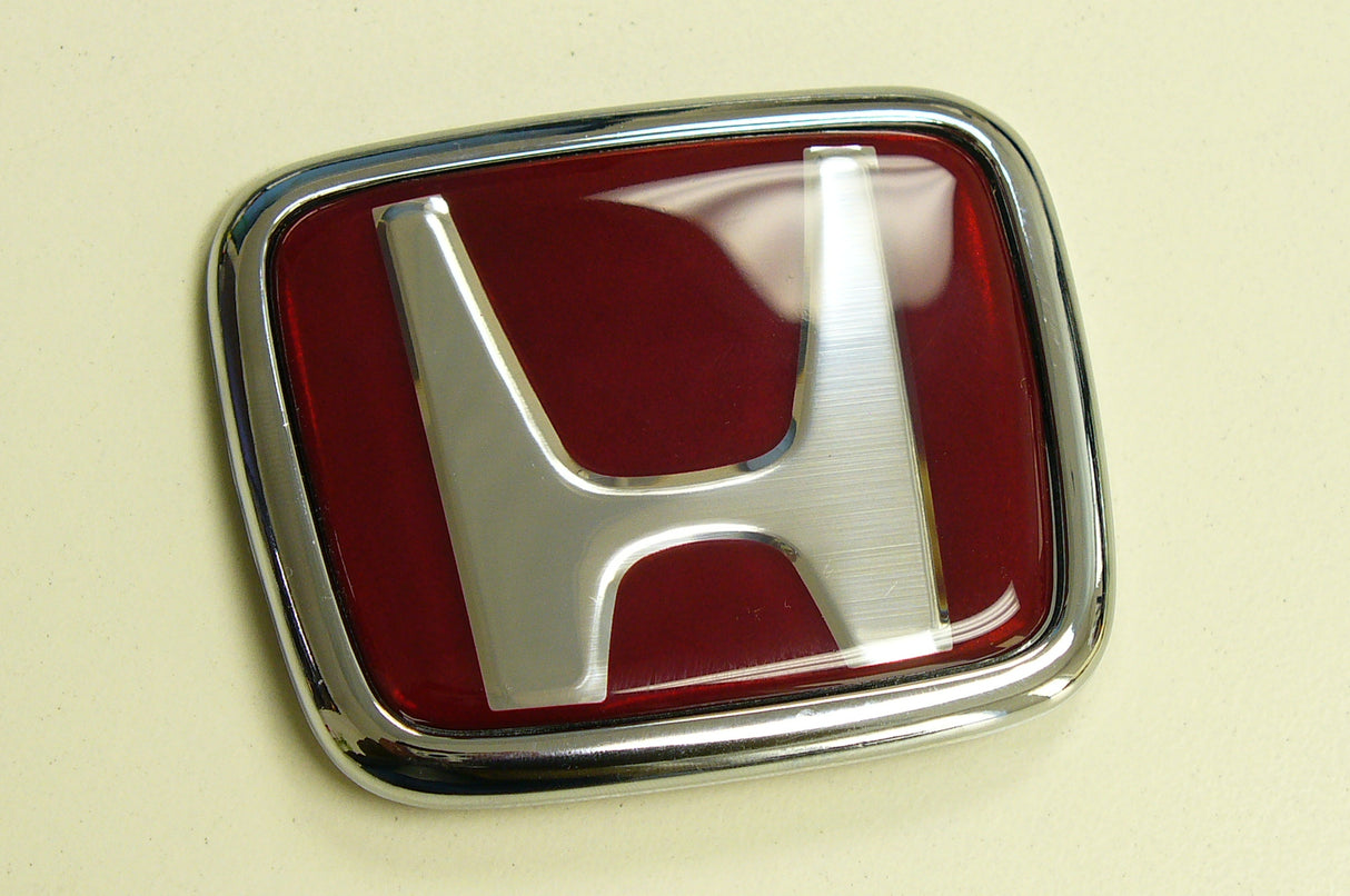JDM 92-00 HONDA ACURA CIVIC INTEGRA RED H EMBLEM