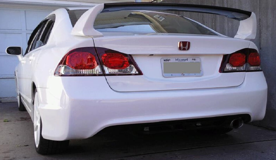 06-11 HONDA CIVIC 4D TAIL LIGHT (09 FACELIFT) OCTAGON JDM CSX RED & CLEAR SET