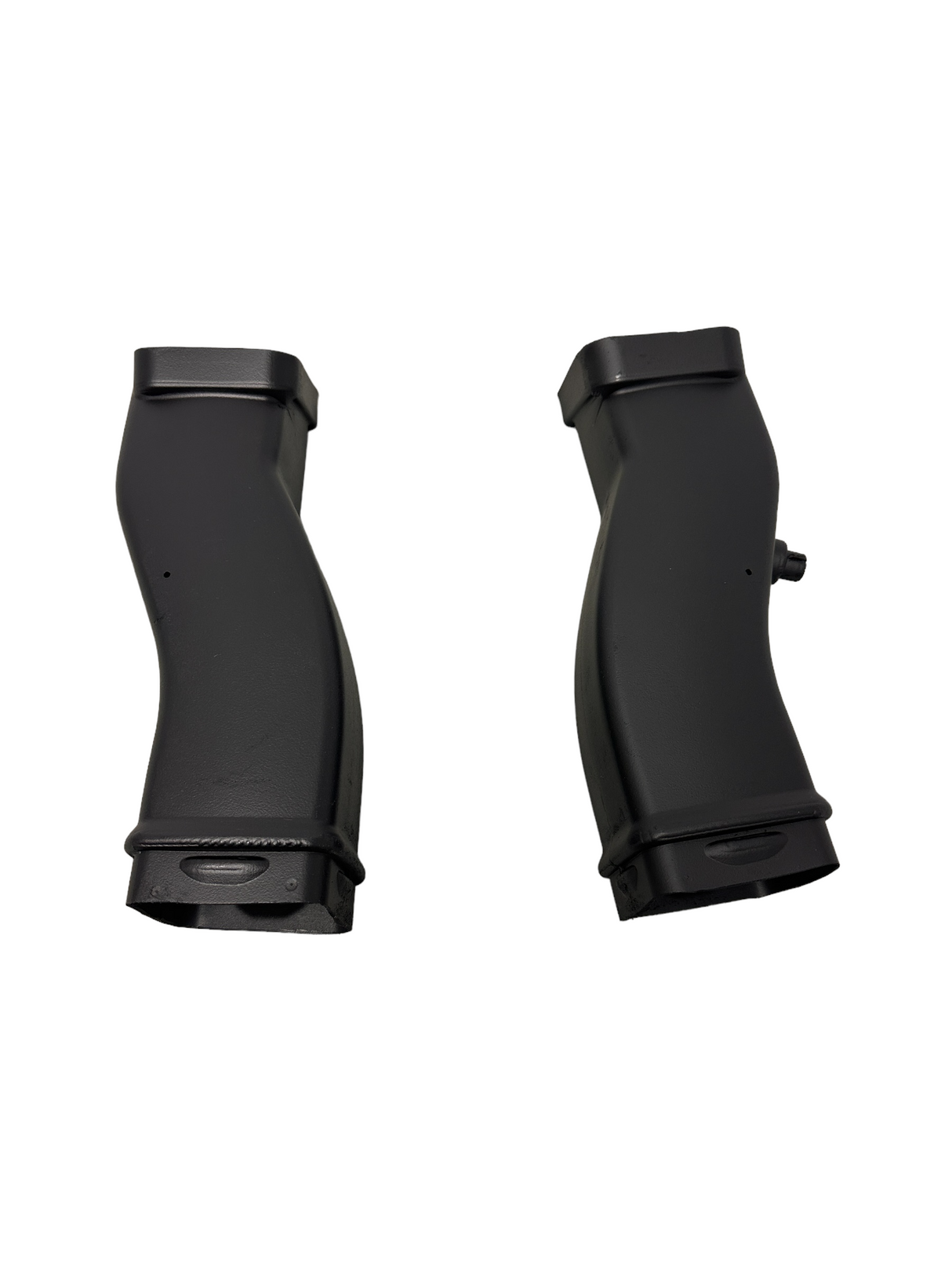 84-91 BMW E30 MTECH 2 FRONT BUMPER AIR DUCT PIPES 2PCS PLASTIC BLACK