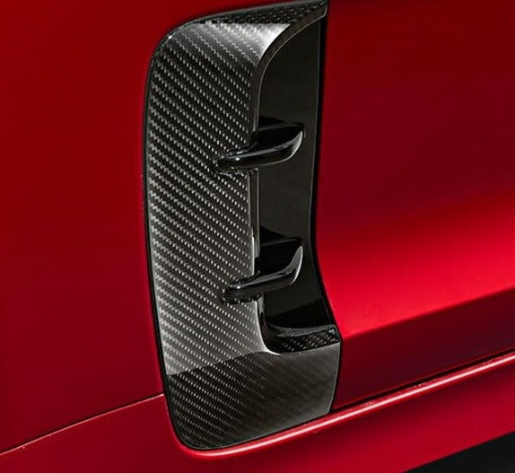 18-21 KIA STINGER (GT, GTI-GT2-GTS) FRONT FENDER VENTS OVERLAY (DRY CARBON)