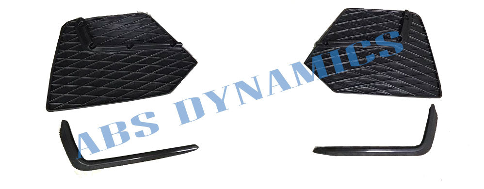 16-21 HONDA CIVIC 2020 STYLE TYPE-R REAR BUMPER GRILL COVER WITH SPEAR REPLACEMENT (NOT FOR OEM BUMPER)