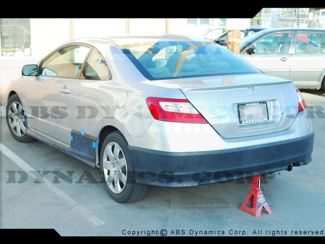 06-11 HONDA CIVIC 2DR HFP STYLE REAR HALF LIP 1PC W/ PU