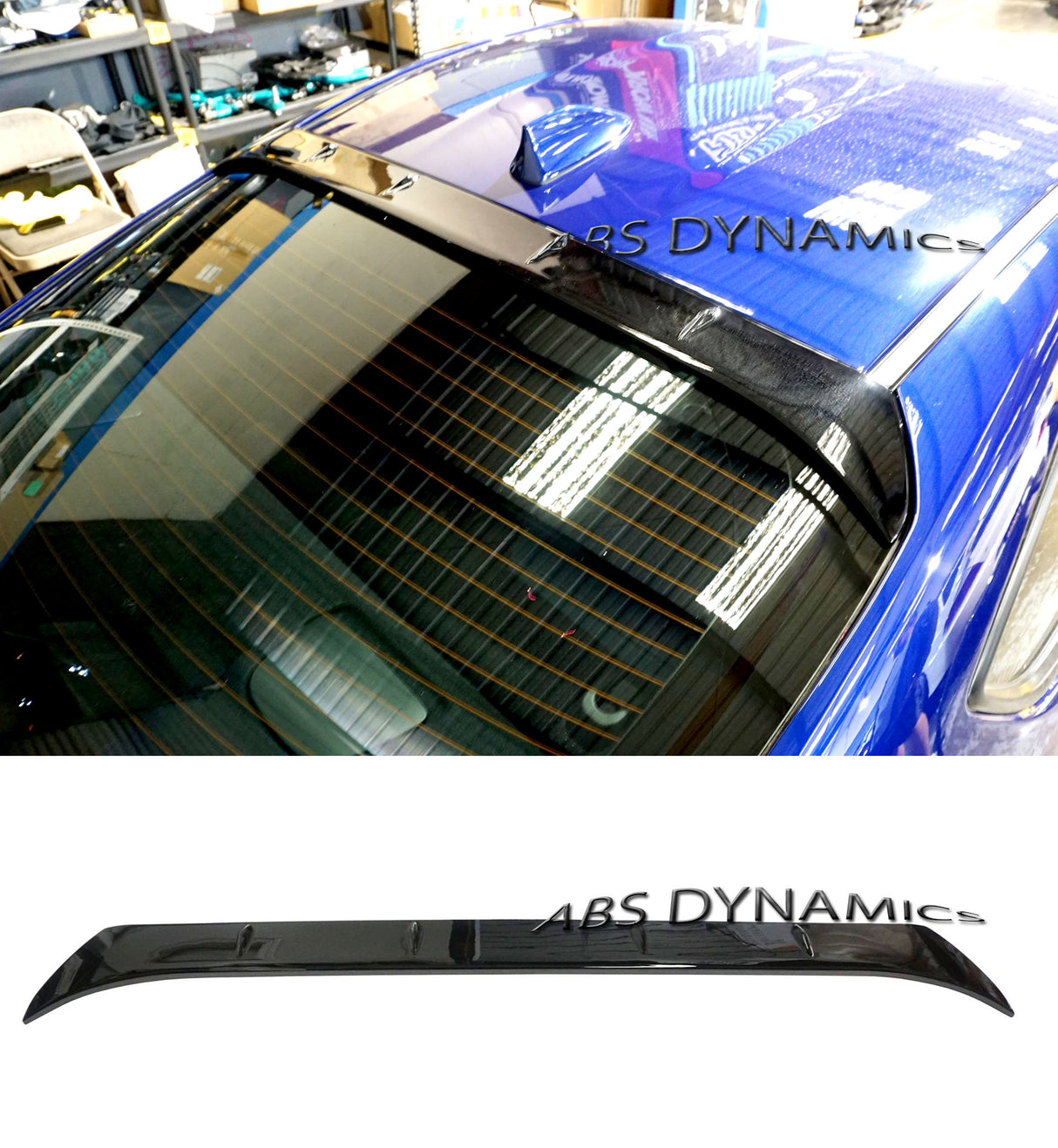 22-25 Subaru BRZ / Toyota GR86 A-Style Rear Roof Spoiler Wing (ABS Plastic)
