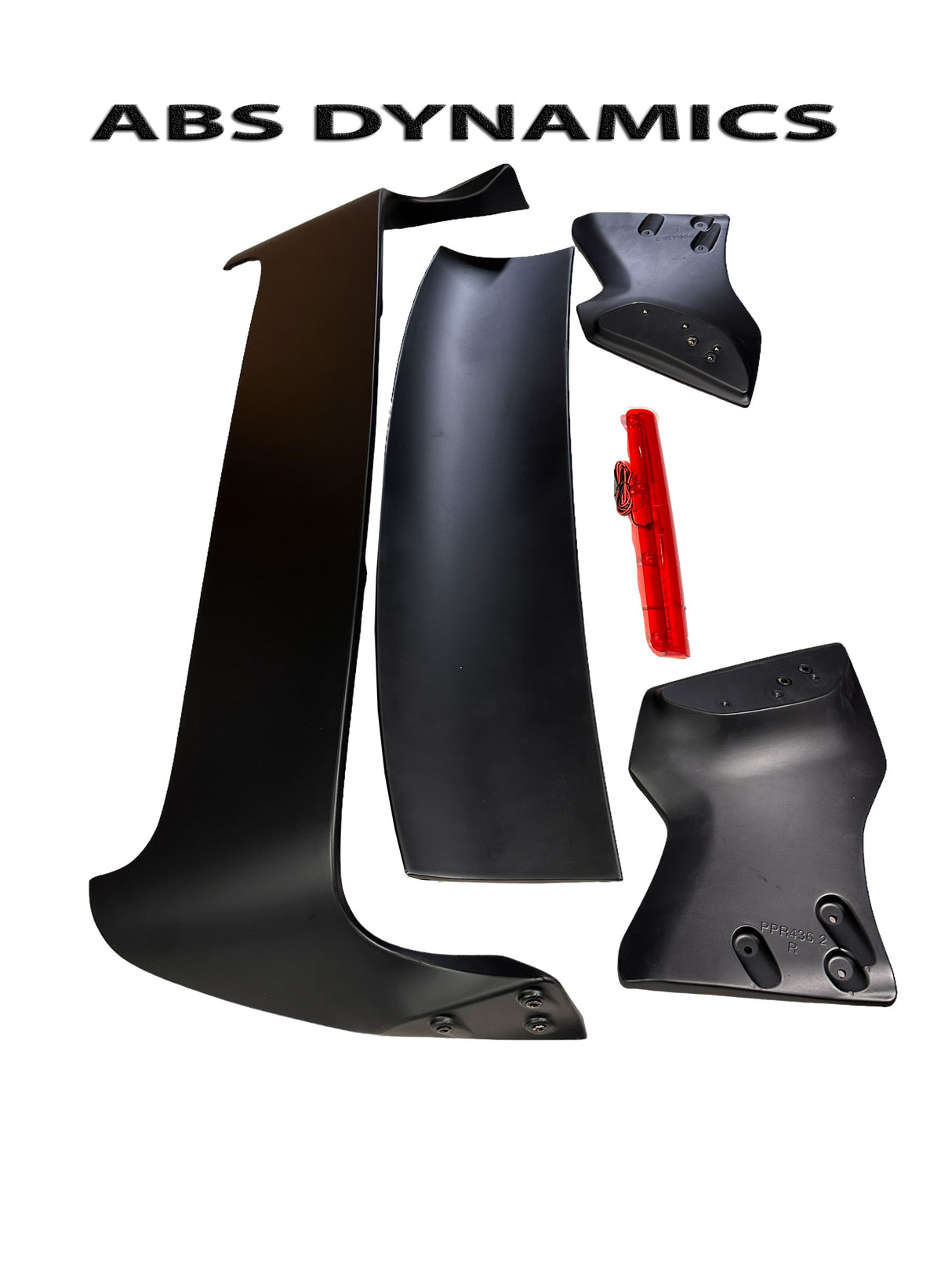 08-14 SUBARU IMPREZA WRX STI VR-STYLE REAR HATCH TRUNK SPOILER ABS PLASTIC