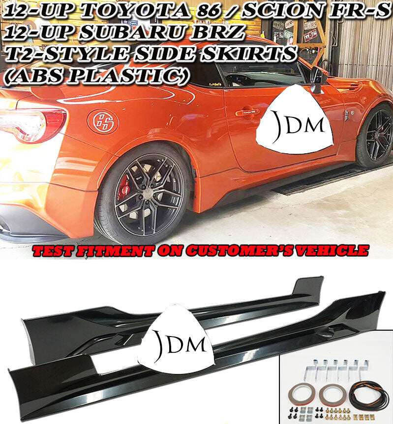 12-21 Scion FRS/ Subaru BRZ TRD V2 GEN II SIDE SKIRT SET (ABS)