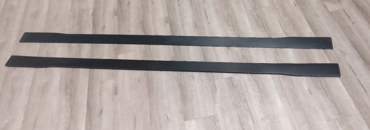 UNIVERSAL SIDE SKIRT PANEL BOTTOM LINE FLAT STYLE SIDE SKIRT EXTENSION 82.5X3.5"” BLACKK