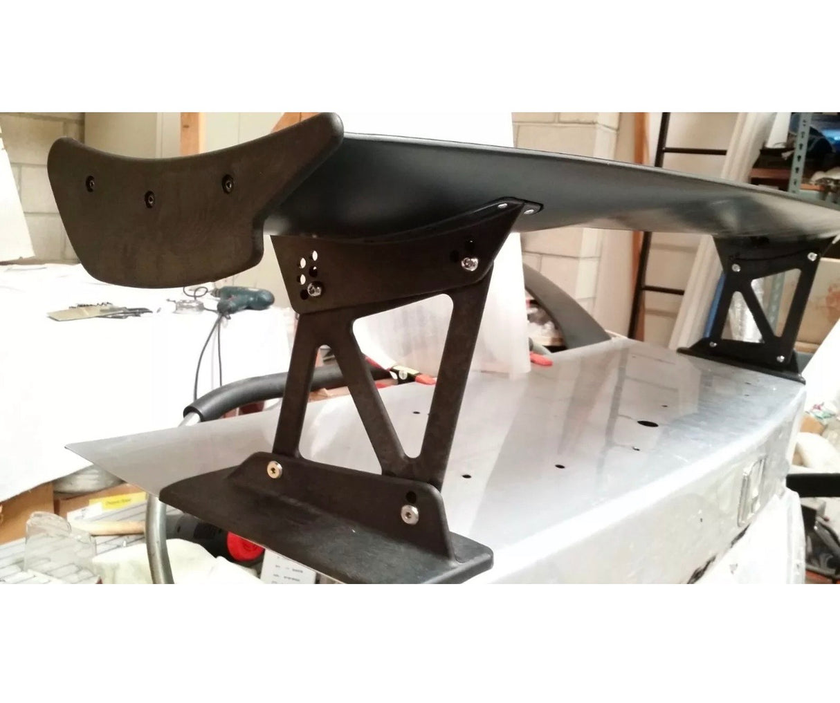 06-11 HONDA CIVIC 4DR J’S 154cm TYPE GT BLACK STYLE TRUNK REAR GT WING BOOT SPOILER PLASTIC