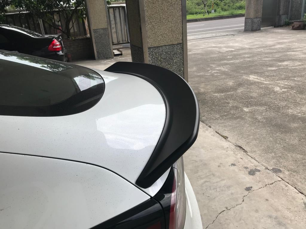 17-21 TESLA MODEL 3 DT-STYLE REAR TRUNK LID SPOILER WING ABS PLASTIC UNPAINT.