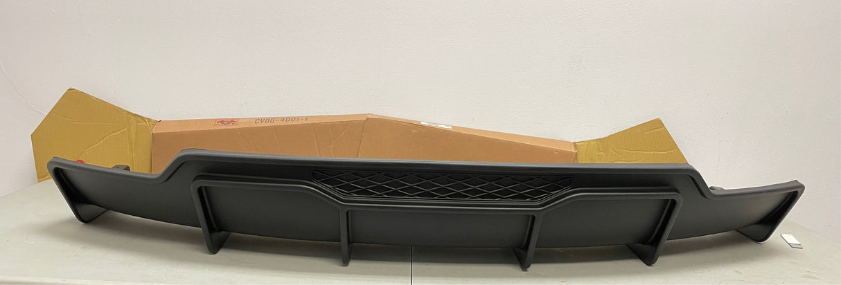 17-22 TESLA MODEL 3 H1 STYLE REAR DIFFUSER UNPAINT BLACK PP