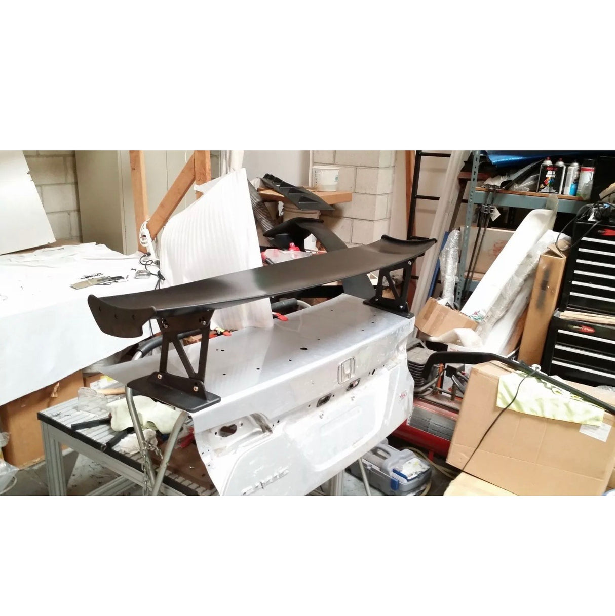 06-11 HONDA CIVIC 4DR J’S 154cm TYPE GT BLACK STYLE TRUNK REAR GT WING BOOT SPOILER PLASTIC