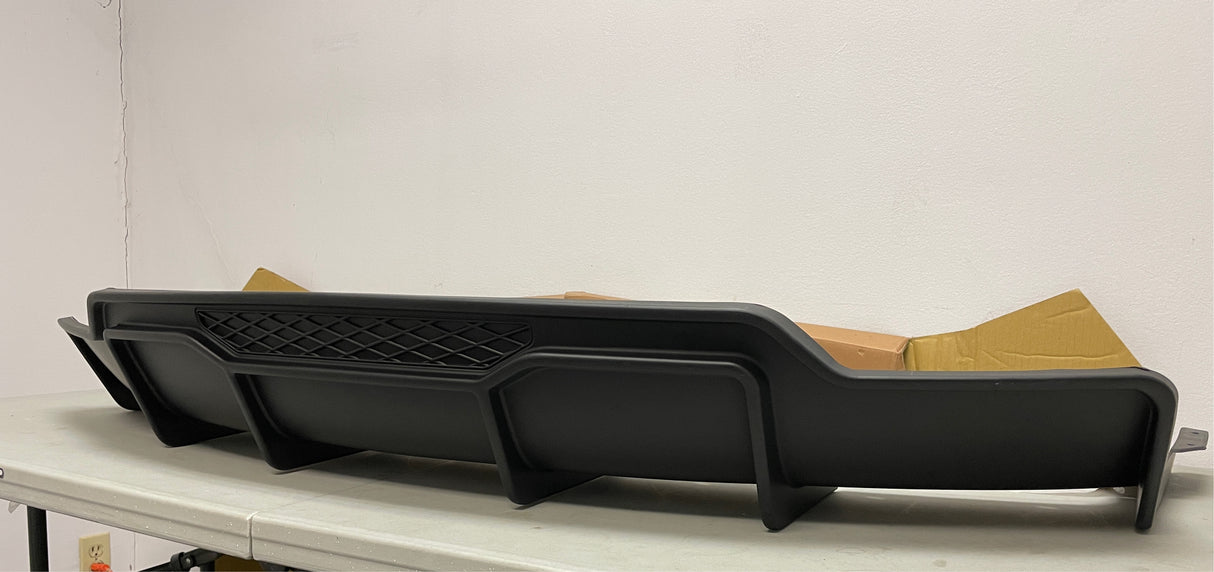 17-22 TESLA MODEL 3 H1 STYLE REAR DIFFUSER UNPAINT BLACK PP