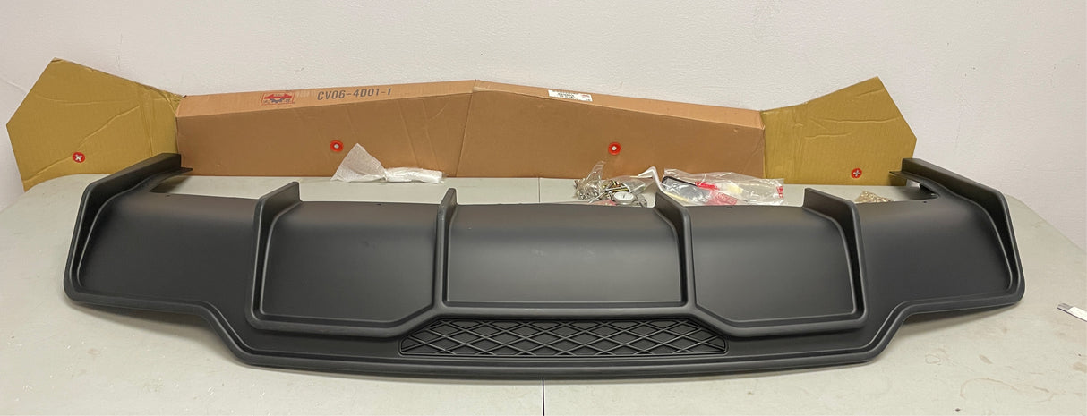 17-22 TESLA MODEL 3 H1 STYLE REAR DIFFUSER UNPAINT BLACK PP