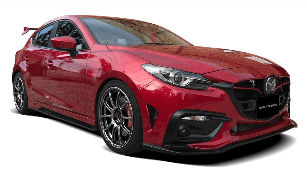 17-18 MAZDA 3 5DR KS STYLE FULL BODY KIT W/ PP UNPAINTED
