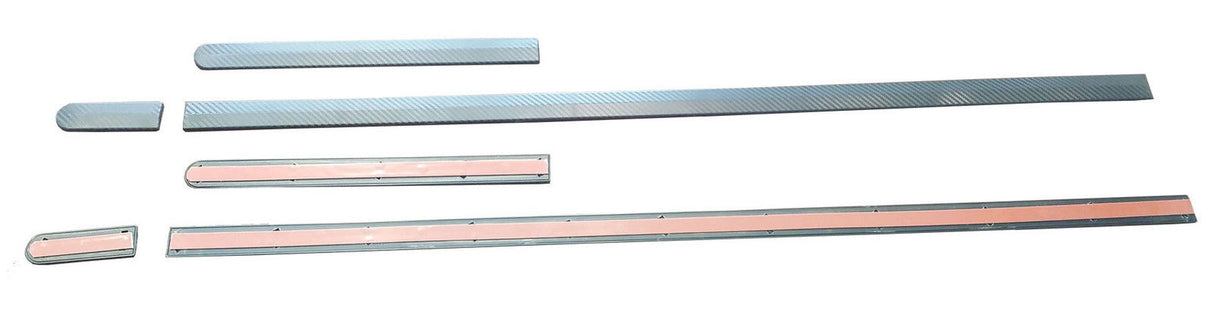 96-00 HONDA CIVIC 4DR JDM THIN SIDE DOOR MOLDING SET CARBON LOOK PLASTIC