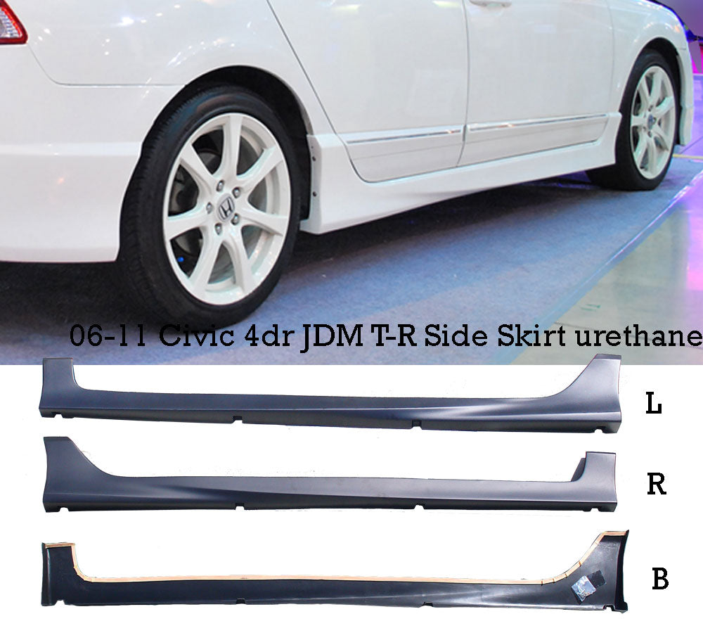06-11 HONDA CIVIC 4DR JDM TYPE-R SIDE SKIRT SET 2PCS W/ PP