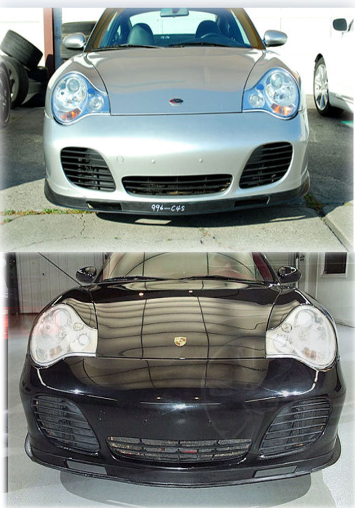 01-05 PORSCHE 996 Turbo/ Carrera 4S OE Style Front Bumper Lip PU Unpaint.