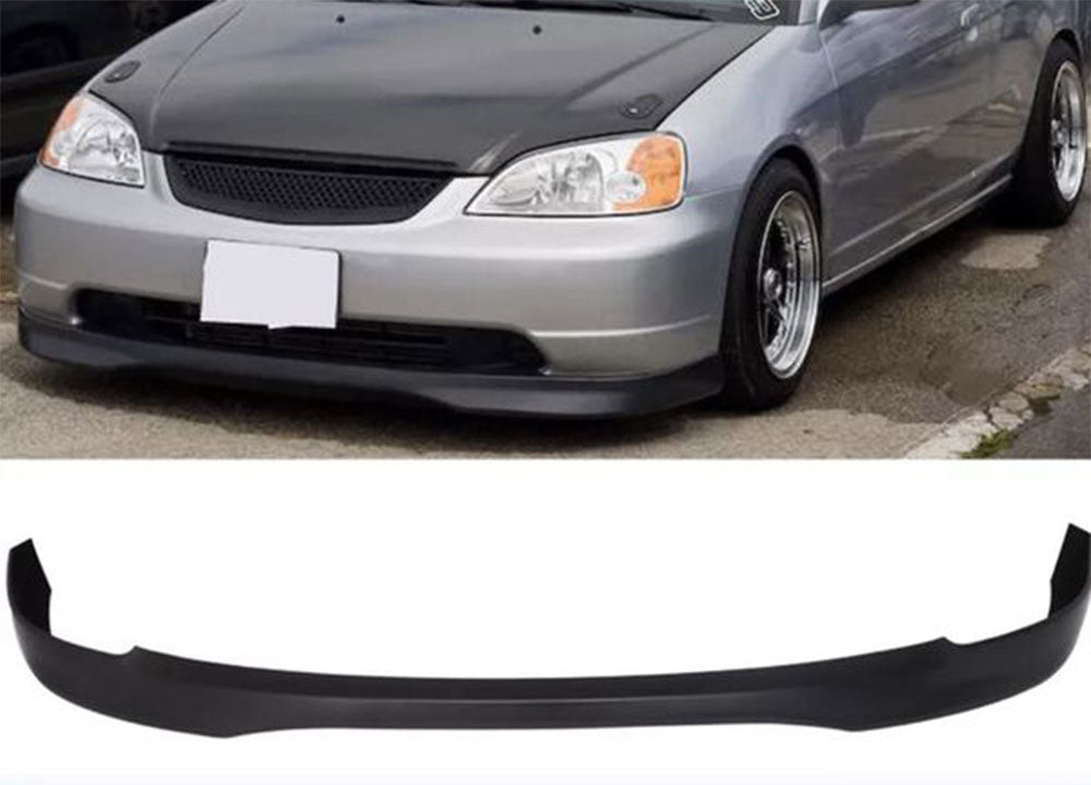 01-02 HONDA CIVIC TYPE-R FRONT BUMPER LOWER LIP SPOILER (PP)