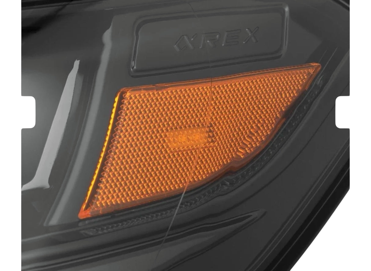 22-25 Honda Civic / Type R LED Projector Headlights - Alpha-Black AlphaRex (NOVA-Series)