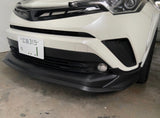 18-20 TOYOTA JDM CHR CH-R 5DR V2 FRONT LIP PP UNPAINT BLACK