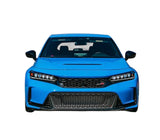 22-25 Honda Civic / Type R LED Projector Headlights - Alpha-Black AlphaRex (NOVA-Series)