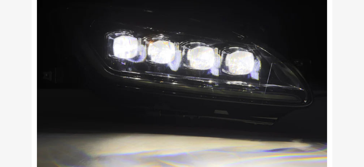 99-09 Honda S2000 AP1/AP2 LED Projector Headlights - Alpha-Black AlphaRex (NOVA-Series)