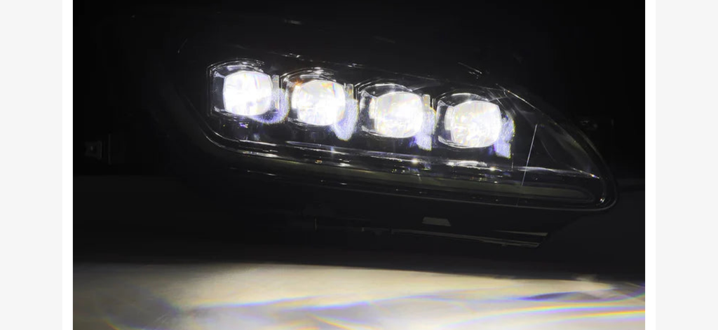 99-09 Honda S2000 AP1/AP2 LED Projector Headlights - Alpha-Black AlphaRex (NOVA-Series)