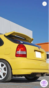 96-00 HONDA CIVIC 3DR TYPE-R WITH LED TRUNK SPOILER WING ABS PLASTIC