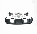 17-23 PORSCHE 718 CAYMAN GT4 / BOXSTER SPYDER GT4-STYLE DUAL EXHAUST REPLACMENT REAR DIFFUSER