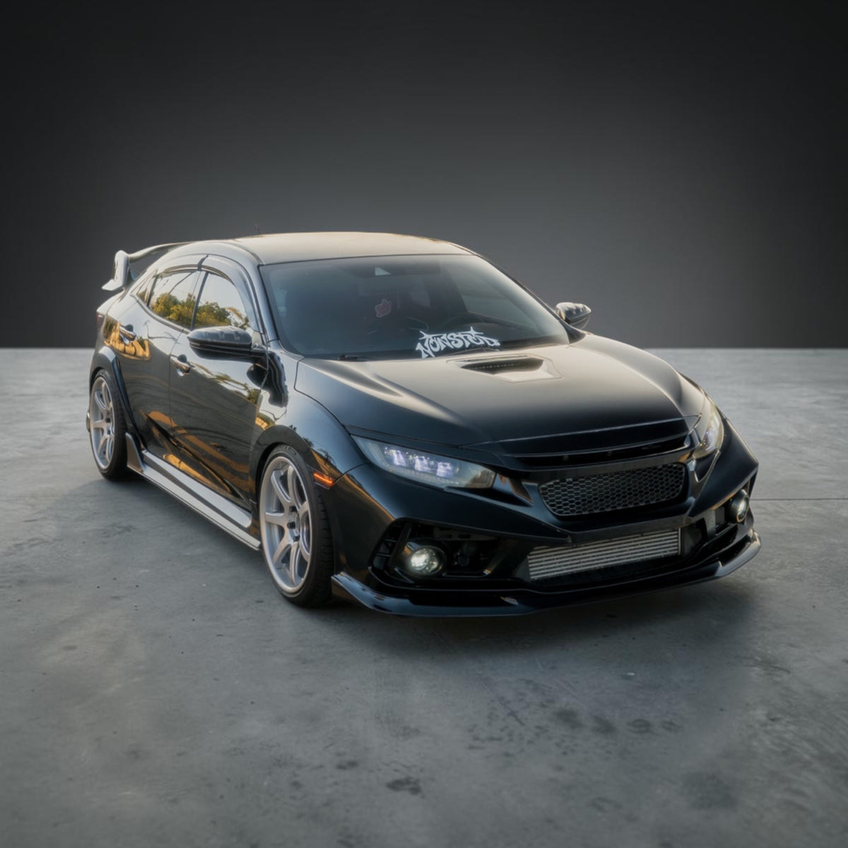 17-21 HONDA CIVIC TYPE-R FK8 SPOON STYLE FRONT BUMPER PP PLASTIC