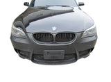 04-10 BMW E60 1M STYLE FRONT BUMPER COVER WITH FOGLIGHT COVER AND DELETE.