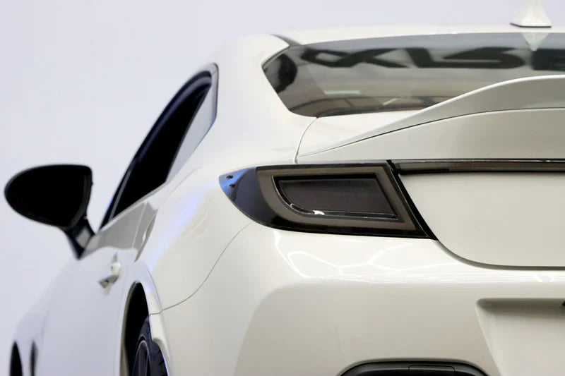 2022-2025 Toyota GR86/2022-2025 Subaru BRZ LED Tail Lights AlphaRex (LUXX-Series)  -Black Smoke