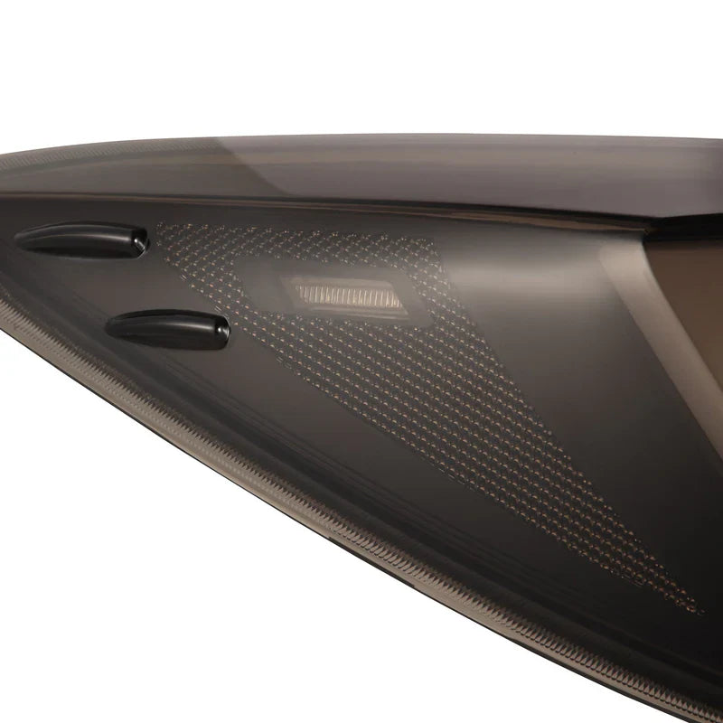 2022-2025 Toyota GR86/2022-2025 Subaru BRZ LED Tail Lights AlphaRex (LUXX-Series)  -Black Smoke