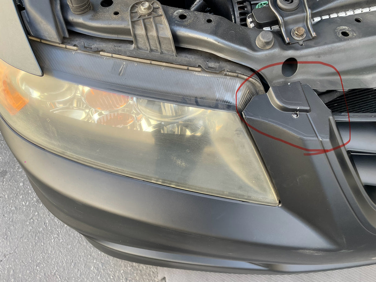 04-08 ACURA TSX CL7 Modulo Style Front Bumper Cover PP Unpaint Plastic