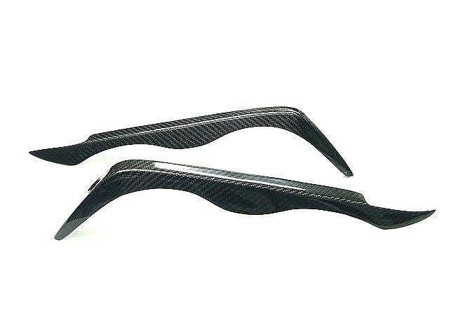 99-01 E46 4DR SEDAN HEADLIGHT EYELID W/ CARBON FIBER 2PCS