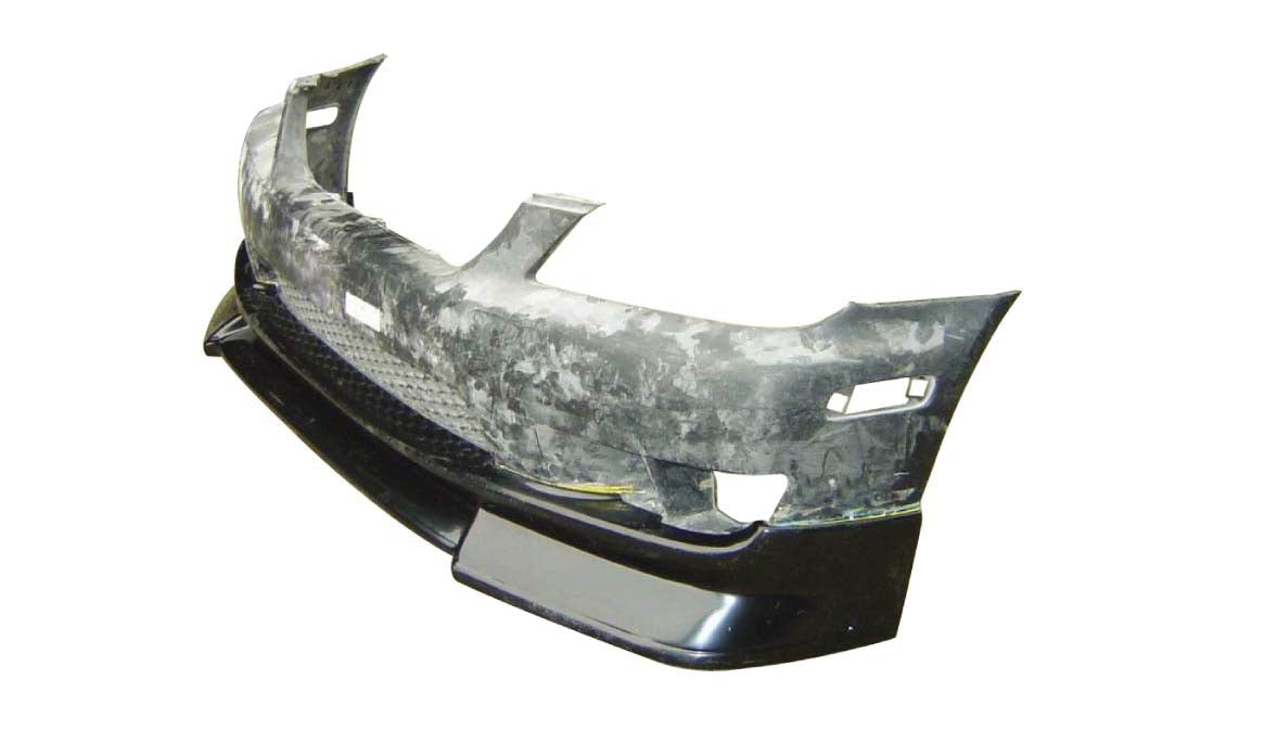 01-05 Lexus Is300 Wald Style Front Bumper lip spoiler unpaint ABS Black