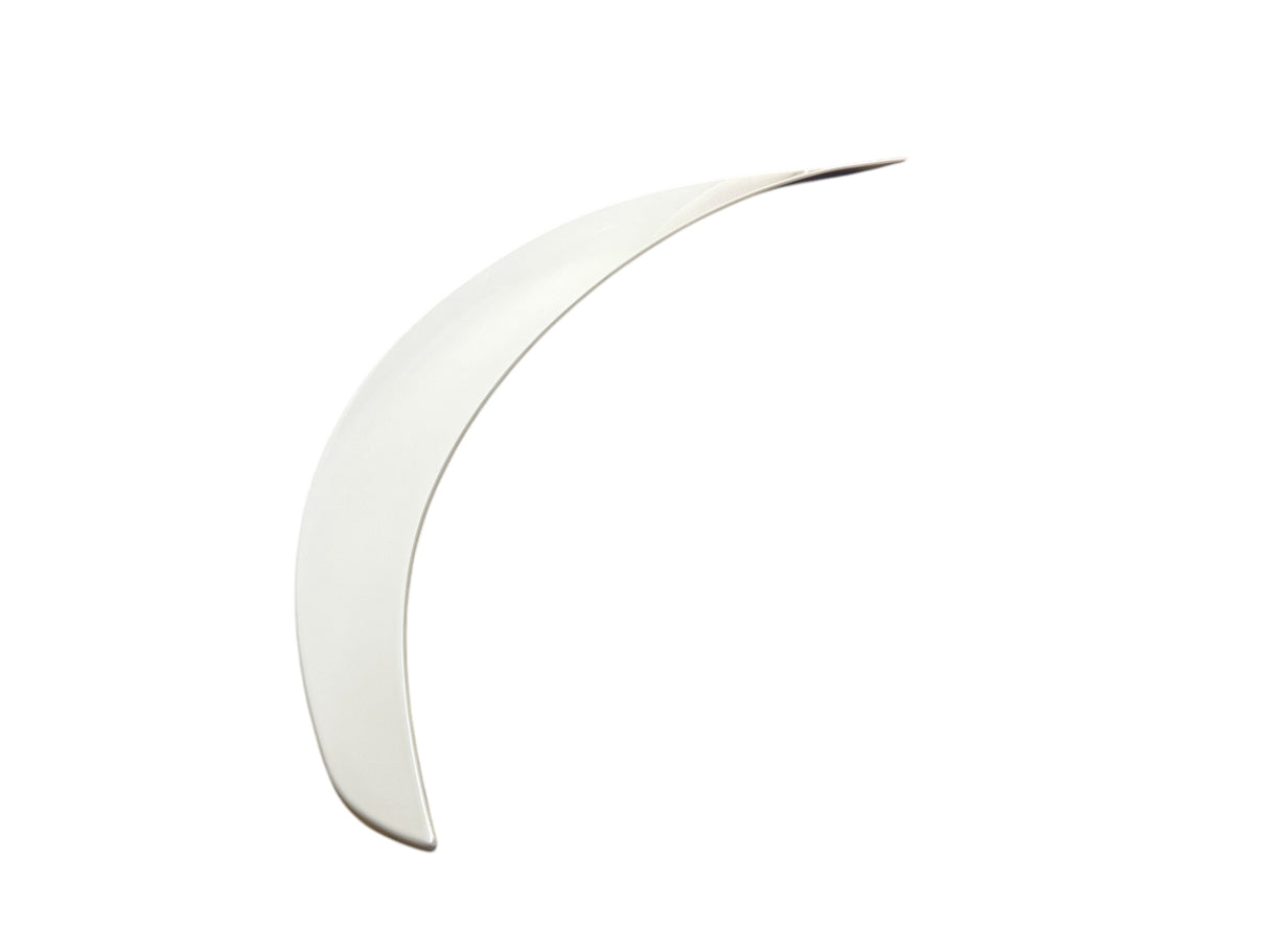 17-21 TESLA MODEL 3 JS-STYLE REAR TRUNK LID SPOILER WING ABS PLASTIC PAINTED WHITE