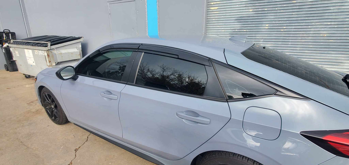 22-24 HONDA CIVIC HATCHBACK 5DR SIDE DOOR WINDOW VISOR RAIN GUARD SET 4PCS