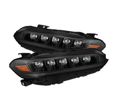 22-25 Honda Civic / Type R LED Projector Headlights - Alpha-Black AlphaRex (NOVA-Series)