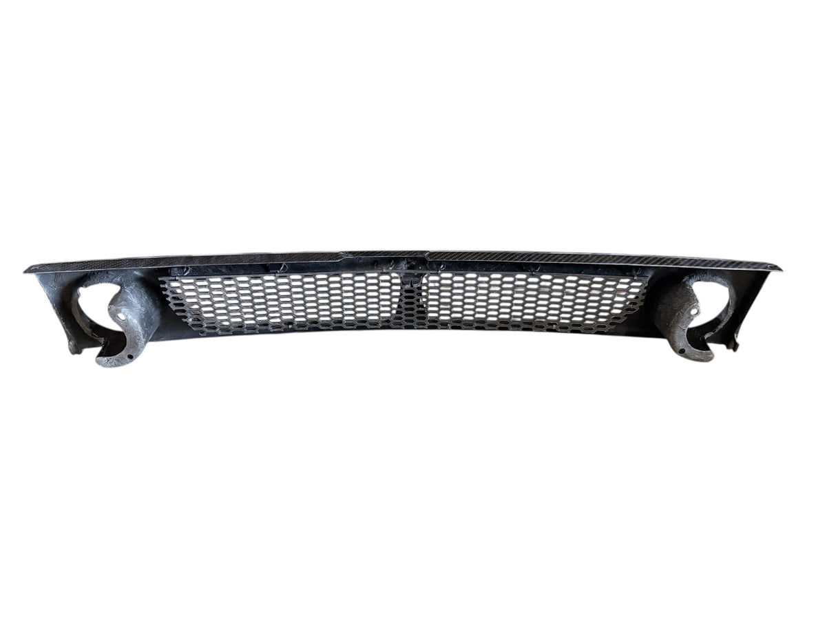 03-07 SCION XB T2 STYLE GRILL WITH ROUND FOGLIGHT OPENING ABS PLASTIC CARBON FIBER